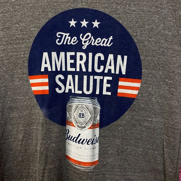 Budweiser The Greatest American Salute Tshirt size medium - Picture 2 of 4